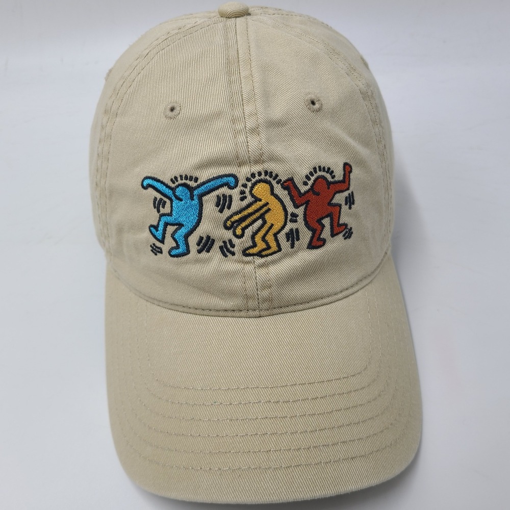 Keith Haring Hat Strapback Beige Blue Yellow Red Dancers Mad Engine Artestar Men